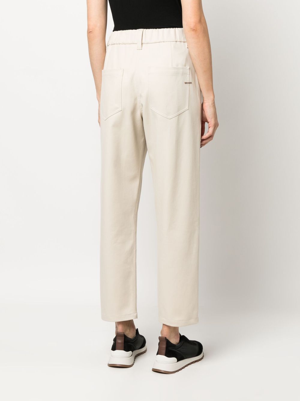 Brunello Cucinelli Trousers Marrone Cotton