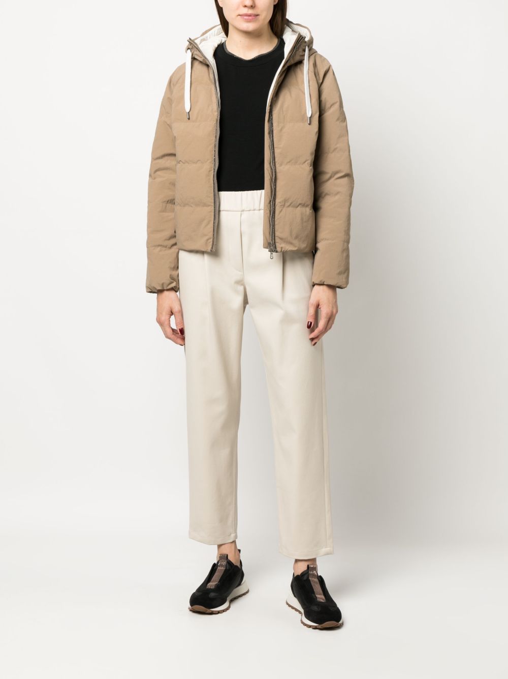 Brunello Cucinelli Trousers Marrone Cotton