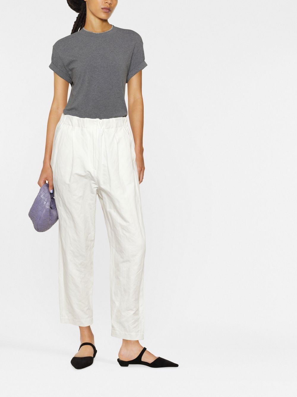 Brunello Cucinelli T-Shirts And Polos Grigio Scuro Cotton