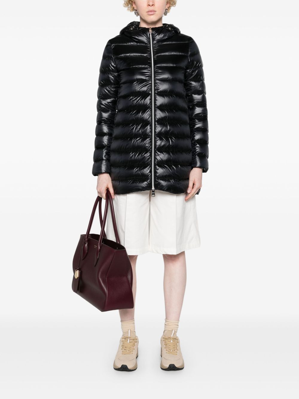 Herno Coats Black Polyamide