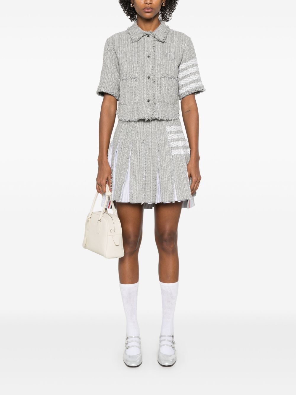 Thom Browne Skirts Grey Self: Cotton