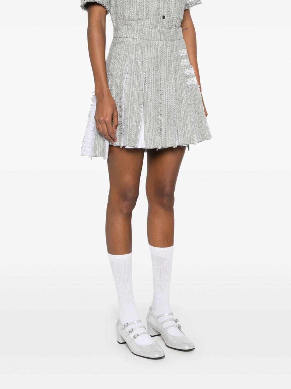 Thom Browne Skirts Grey Self: Cotton