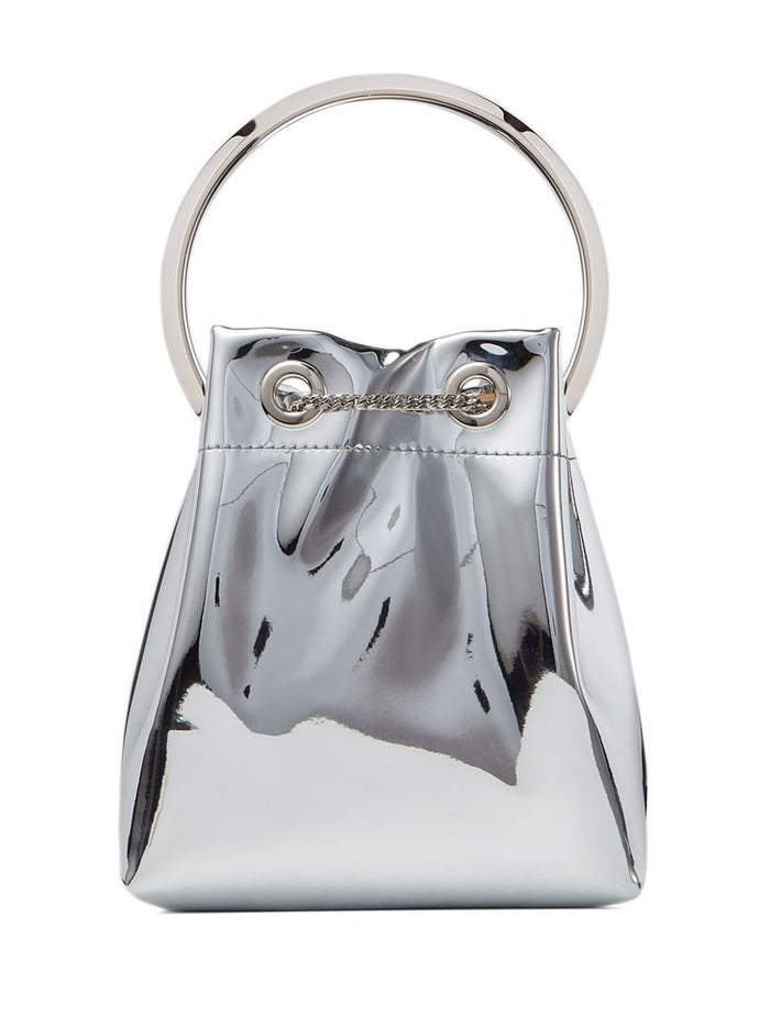 Jimmy Choo Bags Silver Calf Leather
