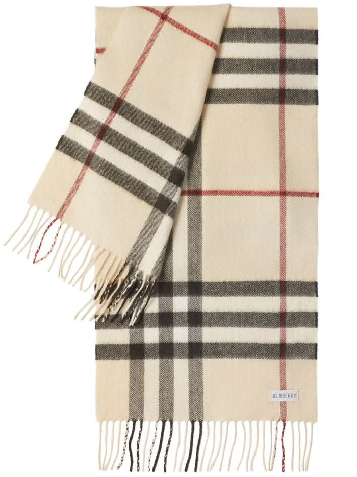 Burberry Scarfs Cream Cashmere