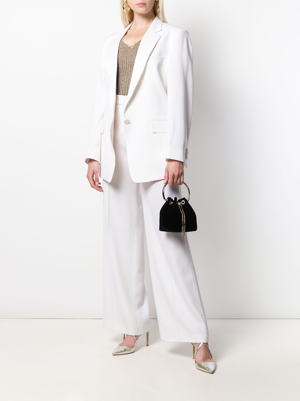 Jimmy Choo Bags Black Brass Viscose Cupro
