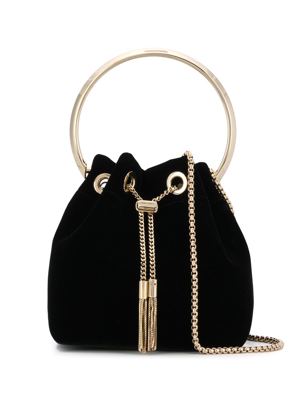 Jimmy Choo Bags Black Brass Viscose Cupro