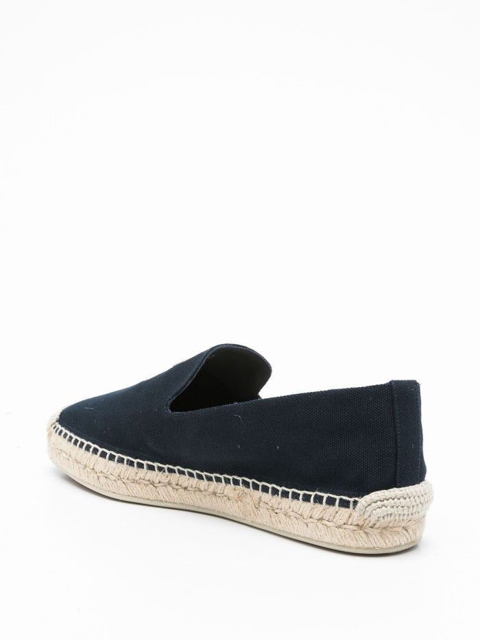 Christian Louboutin Flat Shoes Blue Outer: Fabric