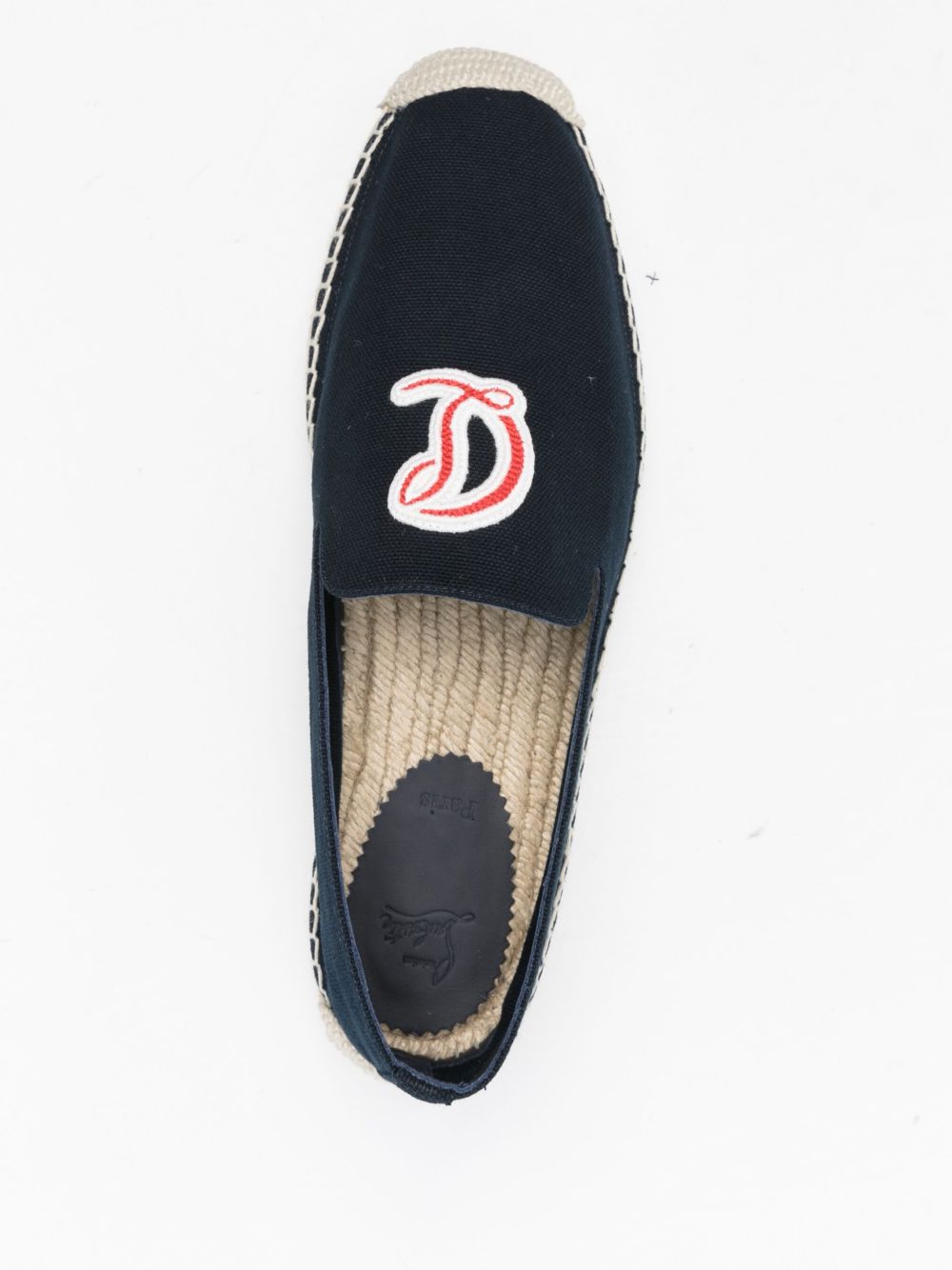 Christian Louboutin Flat Shoes Blue Outer: Fabric