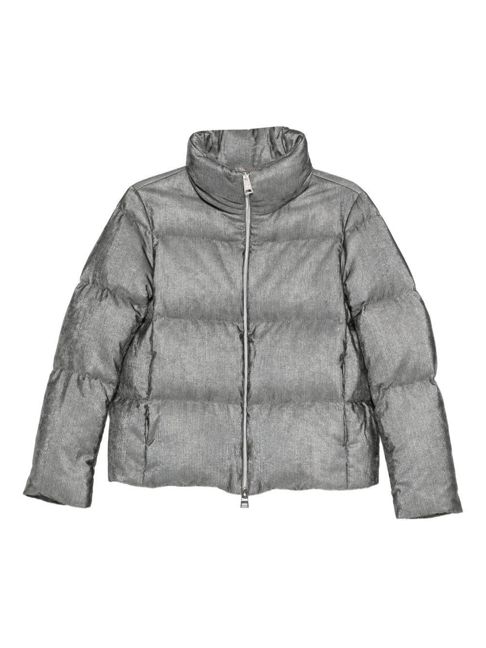 Herno Coats Light Grey Polyamide