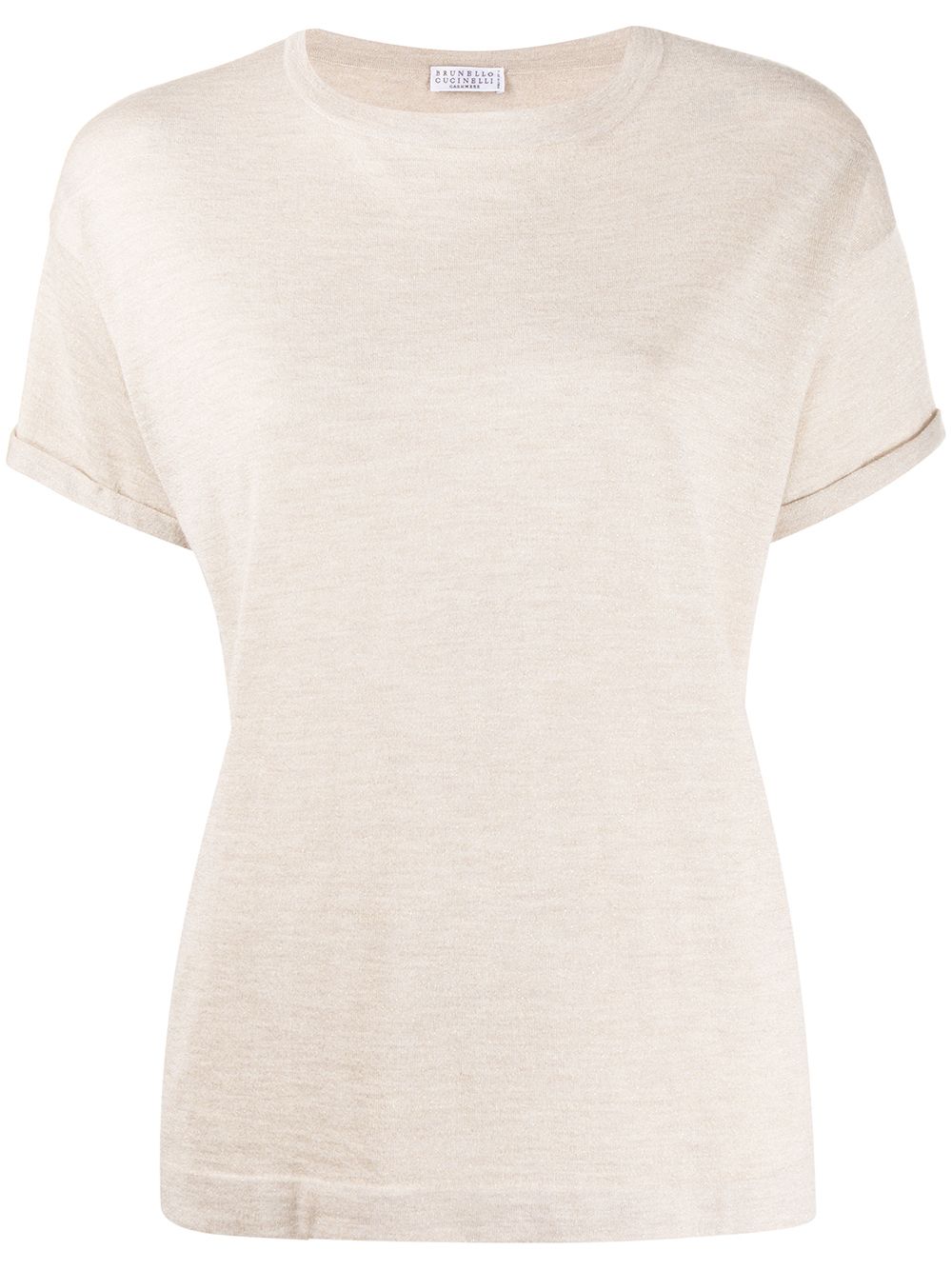 Brunello Cucinelli T-Shirts And Polos Beige Cashmere