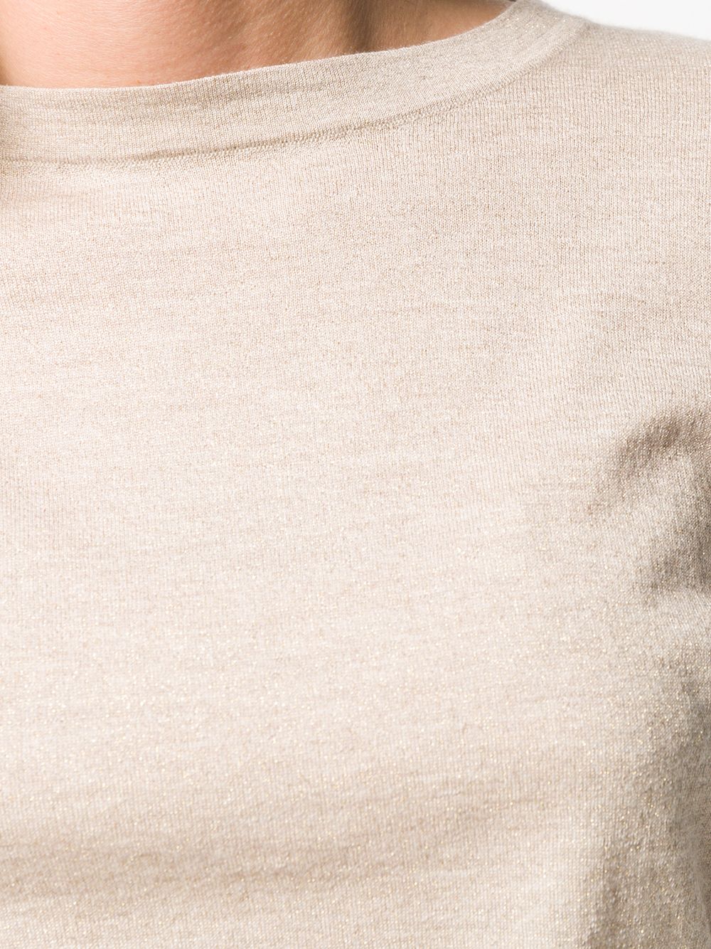 Brunello Cucinelli T-Shirts And Polos Beige Cashmere