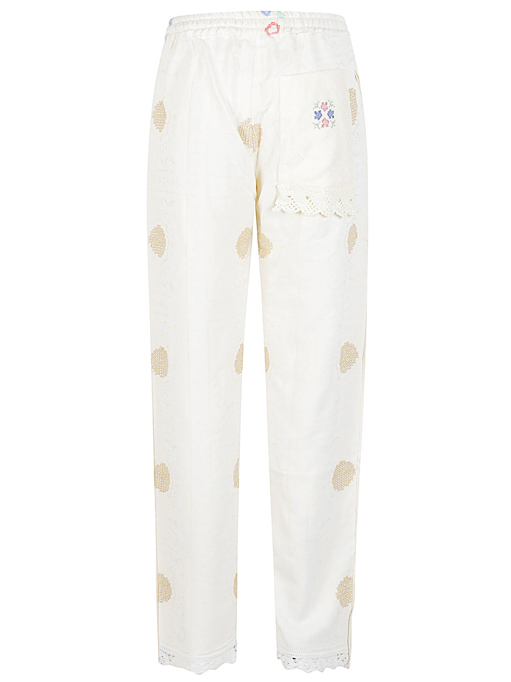 Front Street Trousers White Cotton