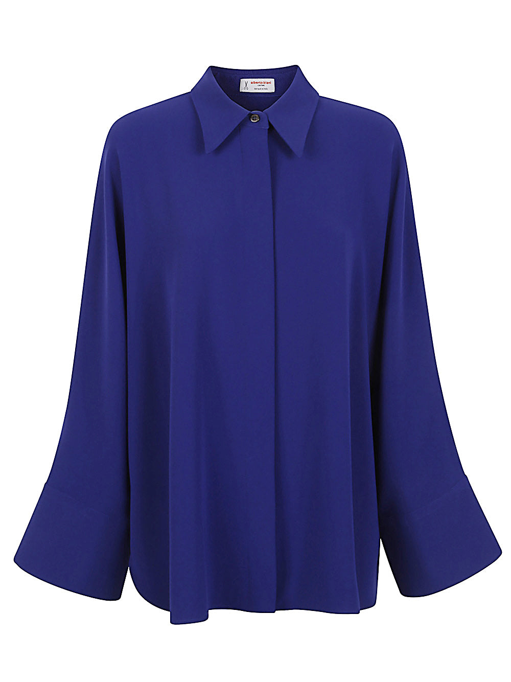 Alberto Biani Shirts Blue Triacetate Polyester