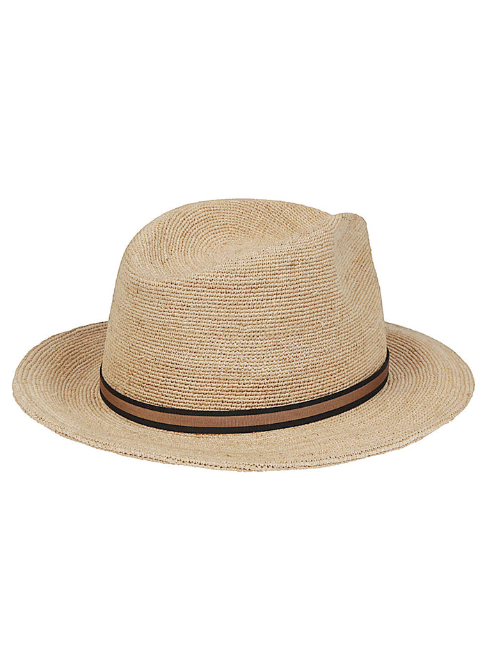 Borsalino Hats Brown Straw
