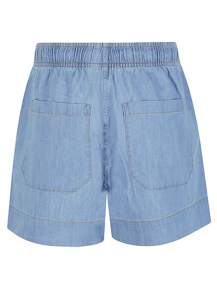 SOSUE Shorts Clear Blue Cotton