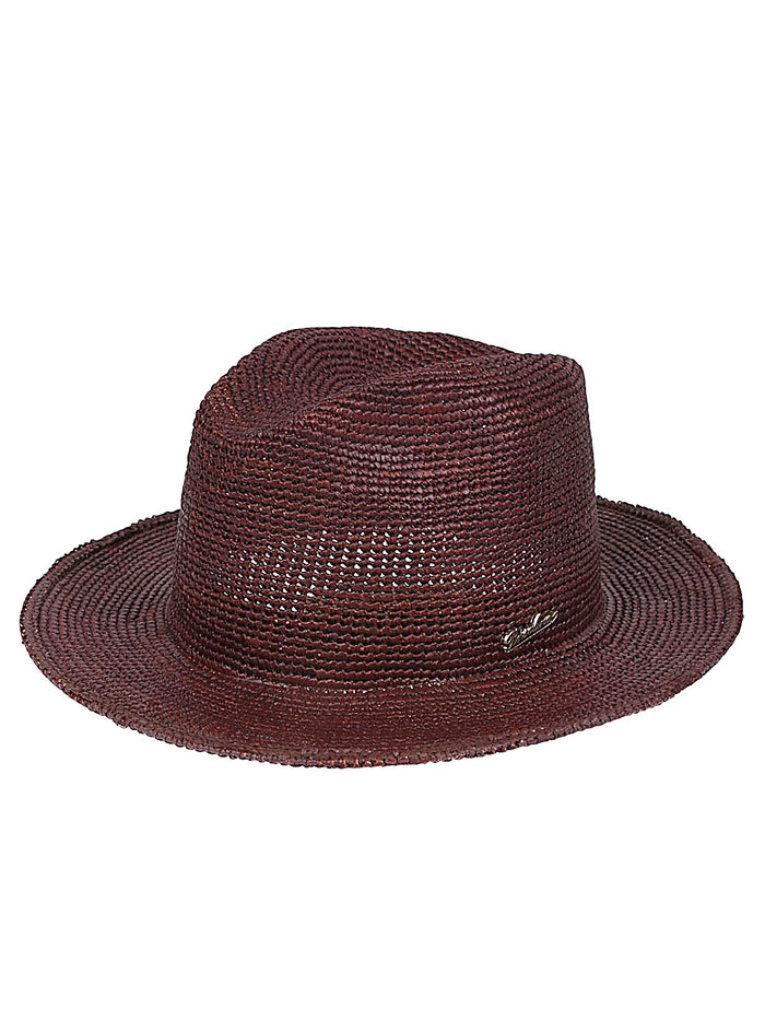 Borsalino Hats Brown Straw