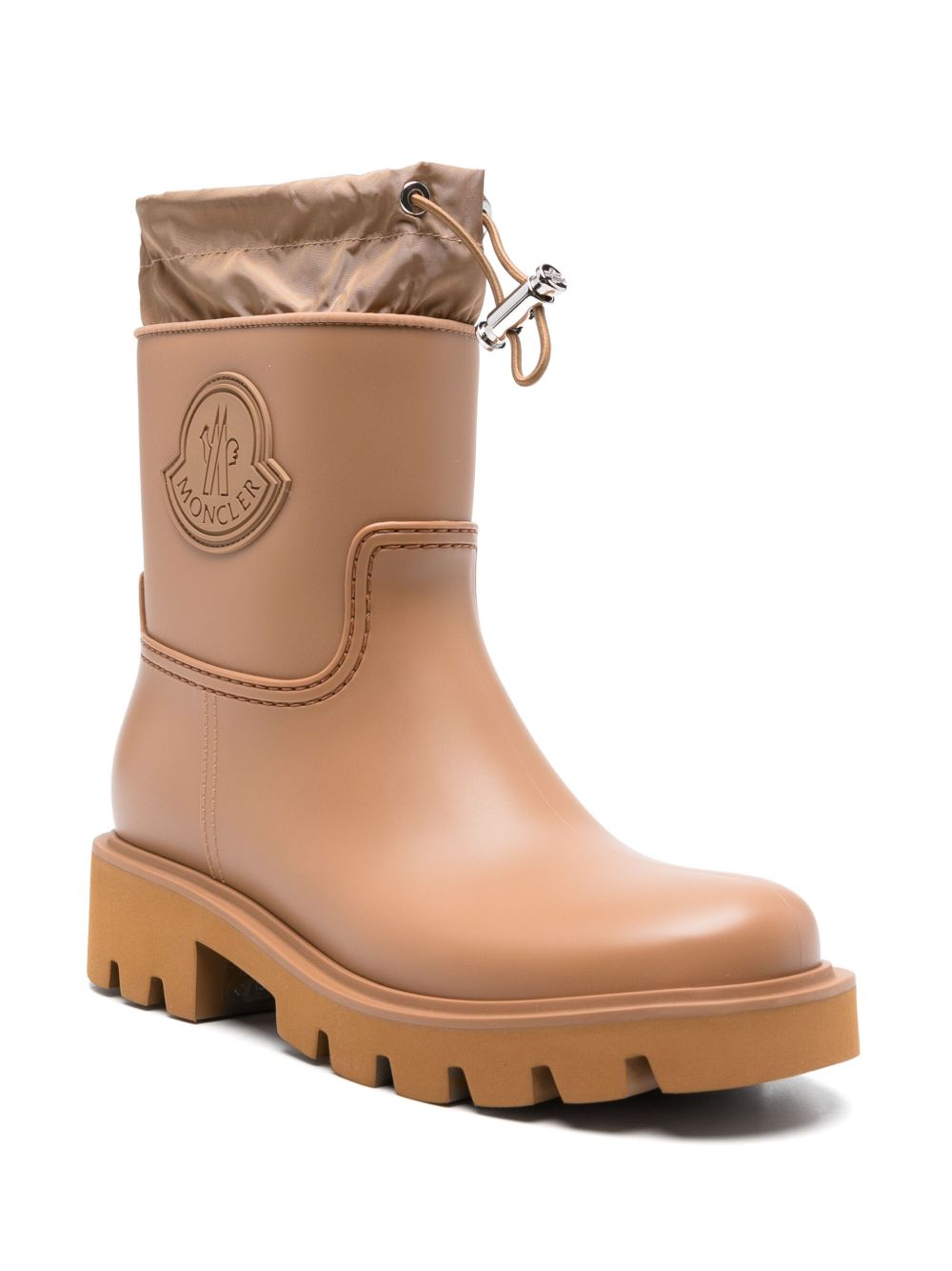 Moncler Boots Beige Upper: Pvc