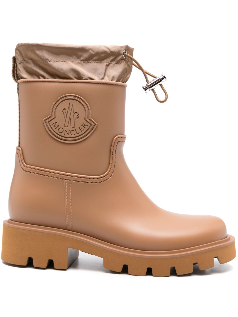Moncler Boots Beige Upper: Pvc