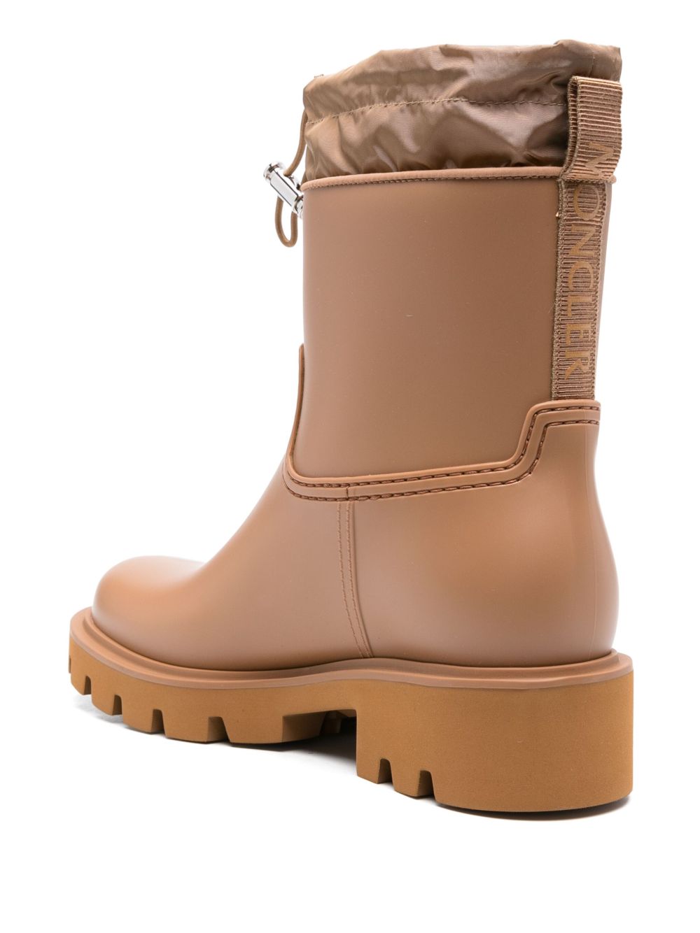 Moncler Boots Beige Upper: Pvc