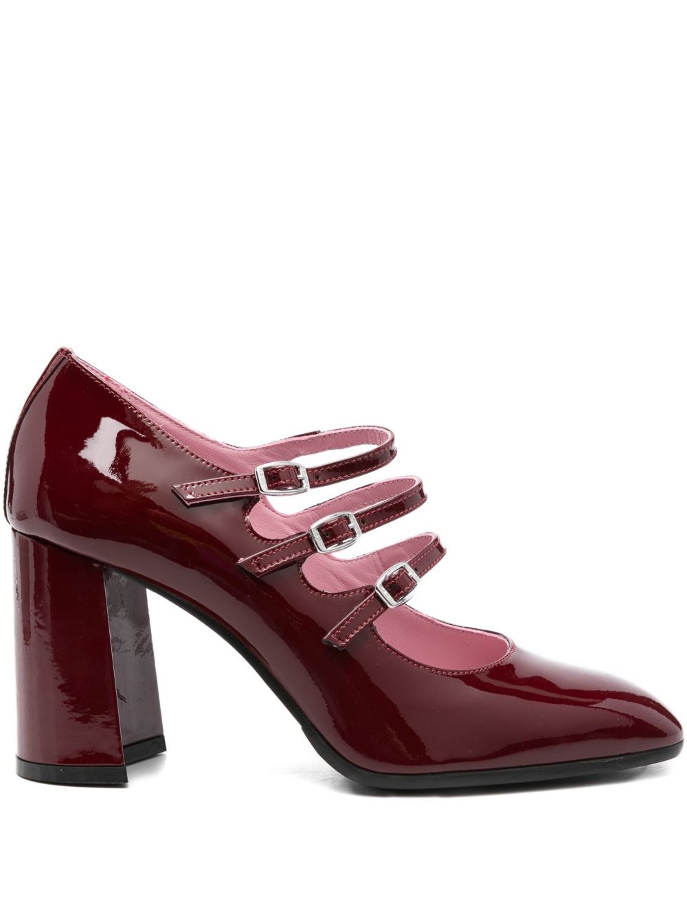 Carel Paris With Heel Bordeaux Outer: Patent Calf Leather