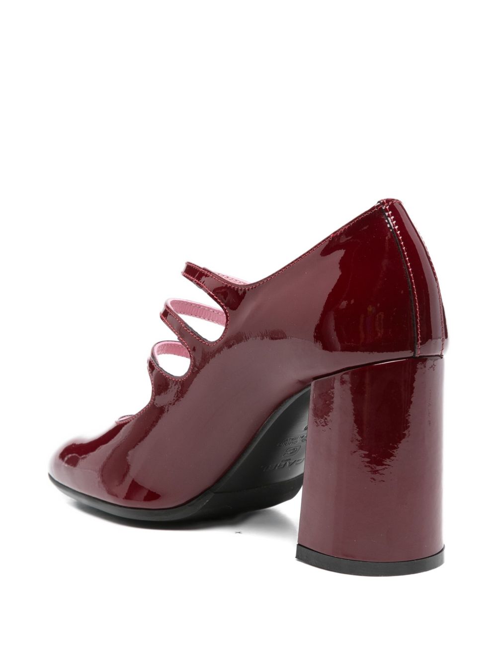 Carel Paris With Heel Bordeaux Outer: Patent Calf Leather
