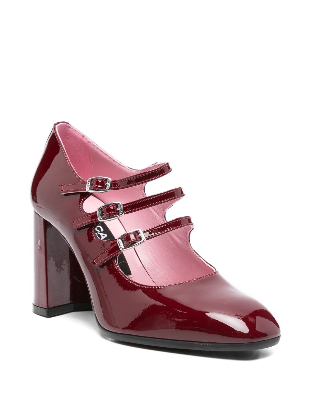 Carel Paris With Heel Bordeaux Outer: Patent Calf Leather