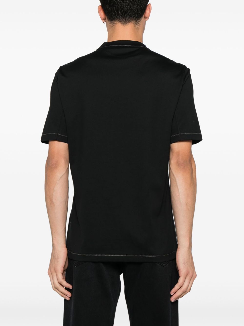 Brunello Cucinelli T-Shirts And Polos Nero Cotton