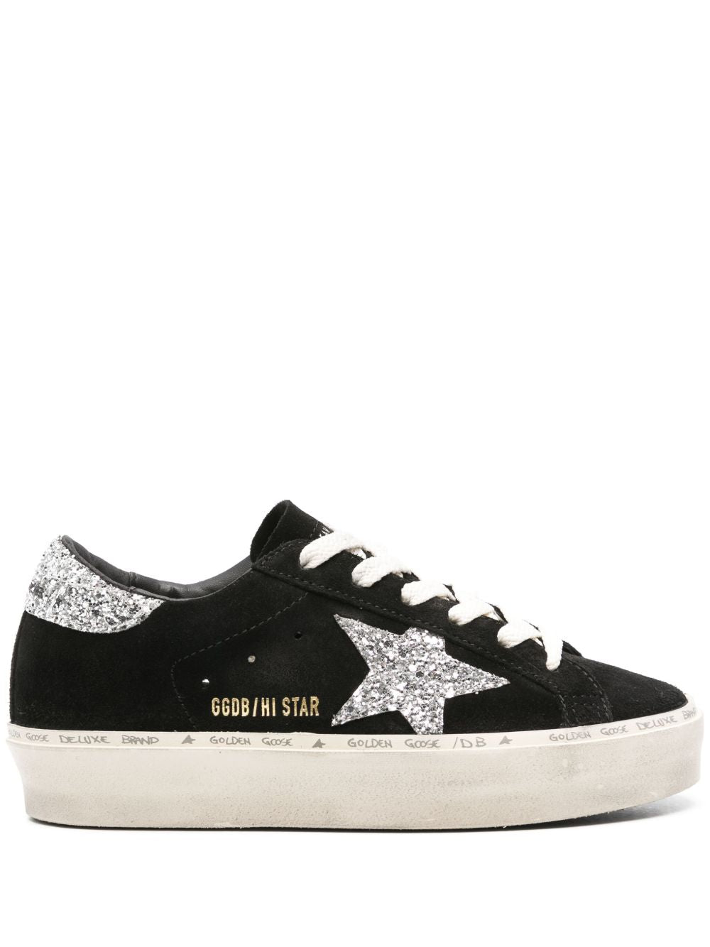 Golden Goose Sneakers Black Calf Leather