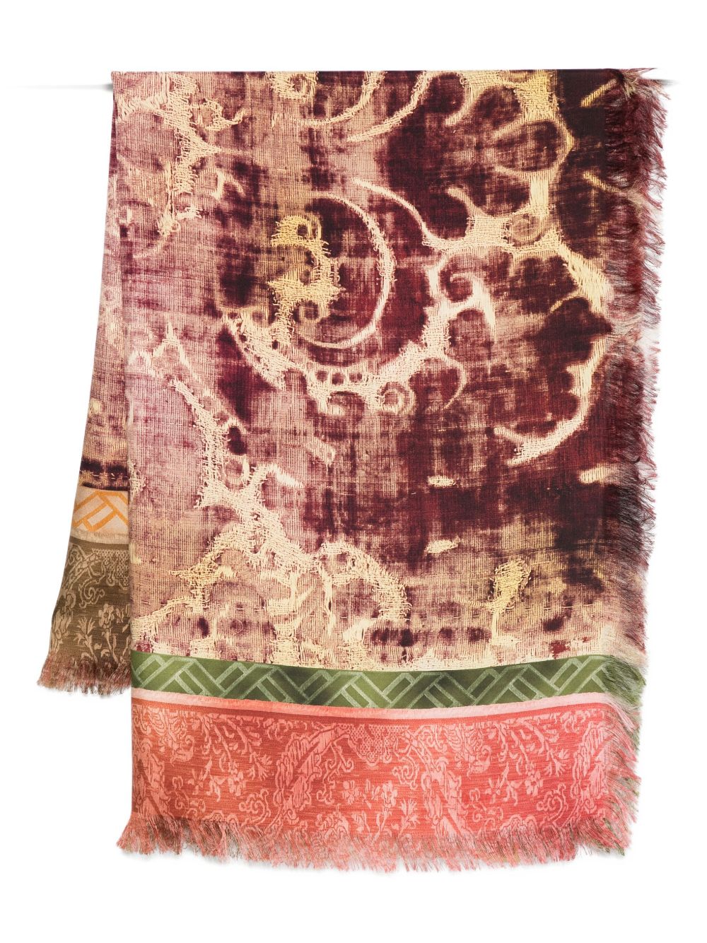 Pierre Louis Mascia Scarfs Purple Silk