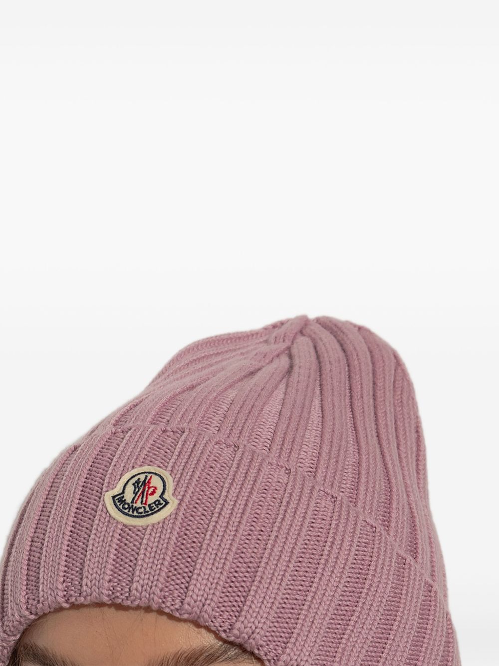 Moncler Hats Pink Virgin Wool