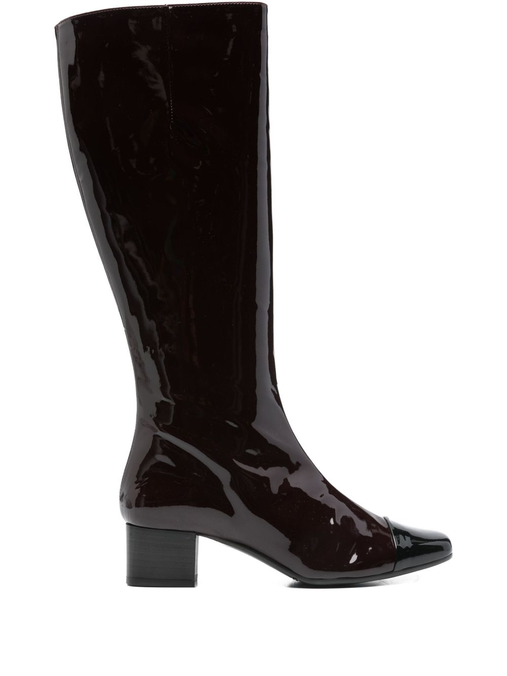 CAREL PARIS Boots Brown Outer: Patent Calf Leather