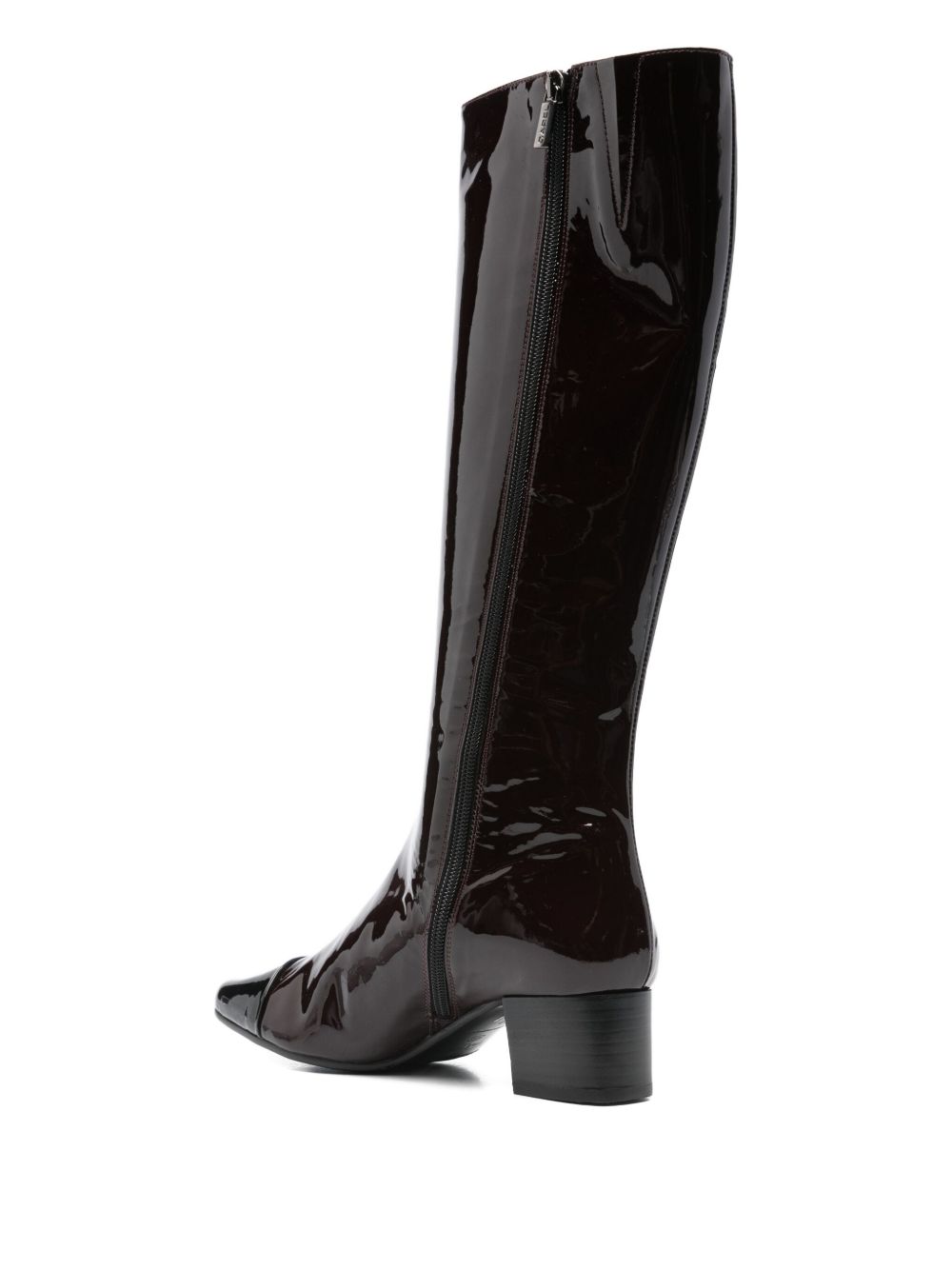 CAREL PARIS Boots Brown Outer: Patent Calf Leather