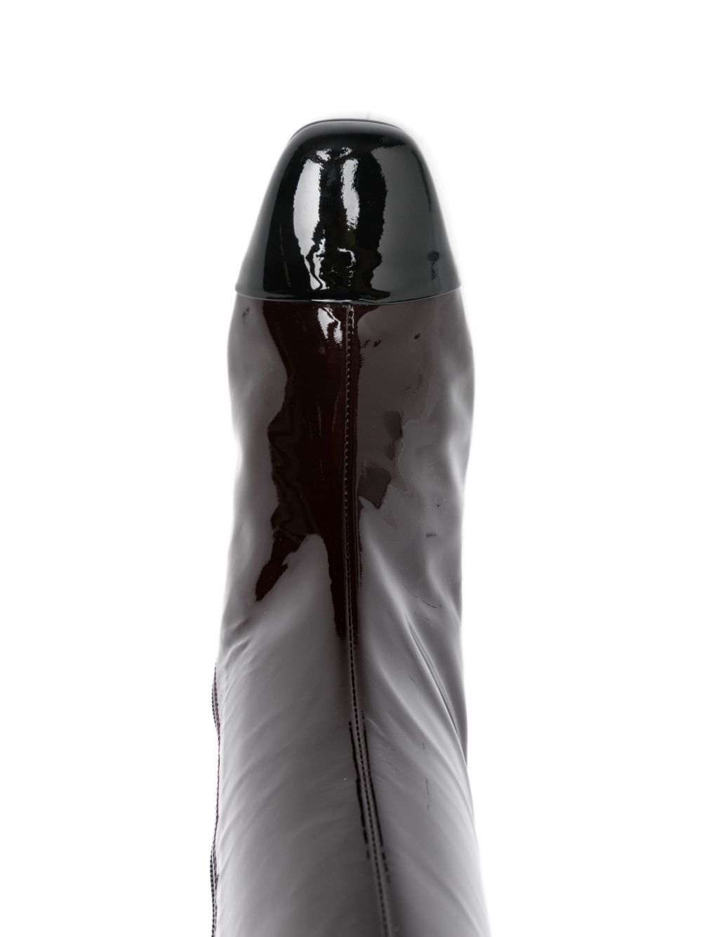 CAREL PARIS Boots Brown Outer: Patent Calf Leather