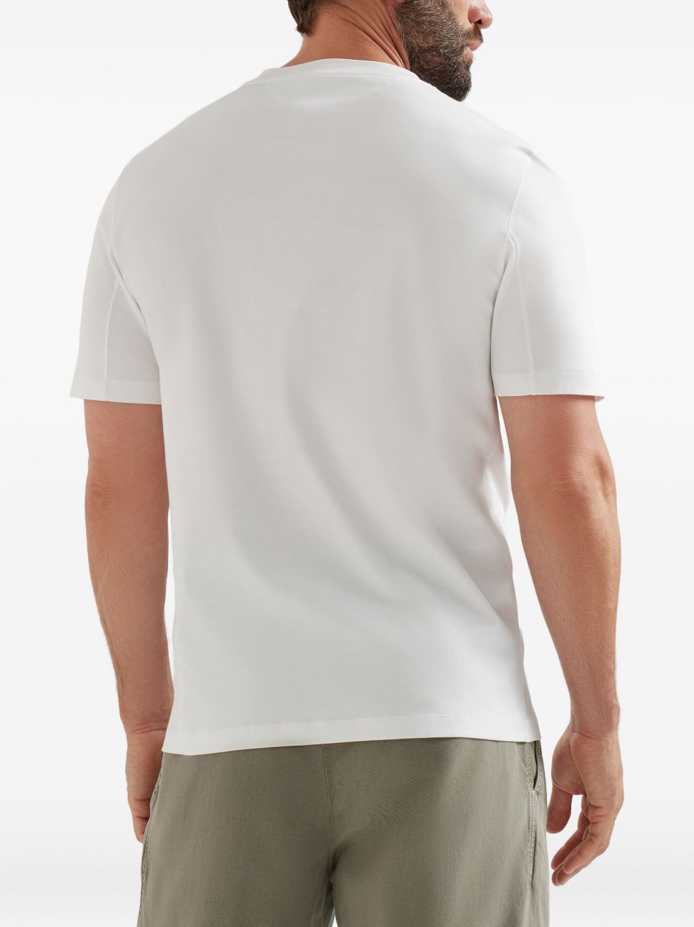 Brunello Cucinelli T-Shirts And Polos Bianco Cotton