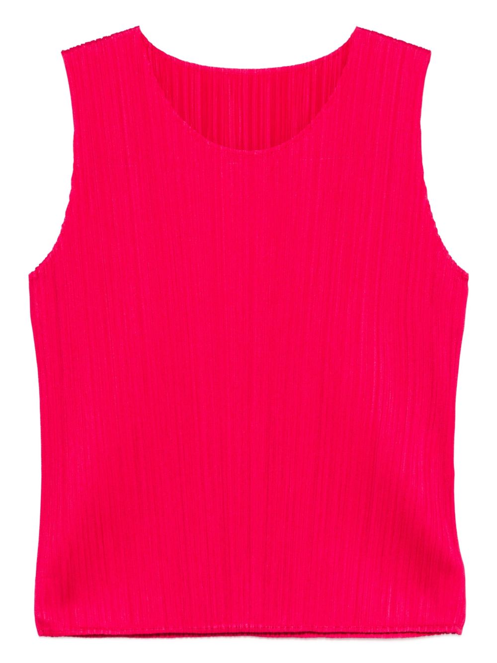 Pleats Please Top Red Polyester