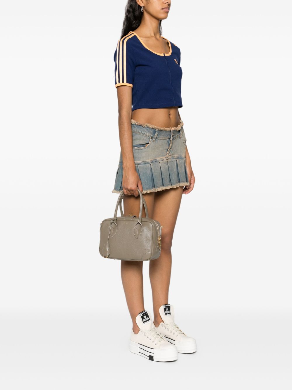 Golden Goose Bags Dove Grey Calf Leather