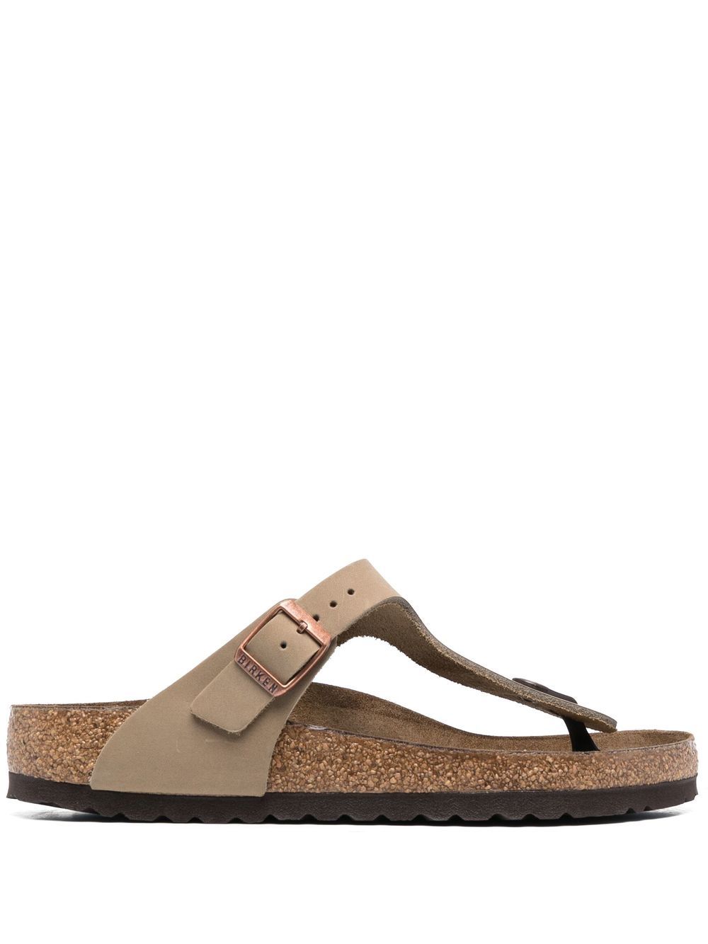 Birkenstock Sandals Beige Calf Leather