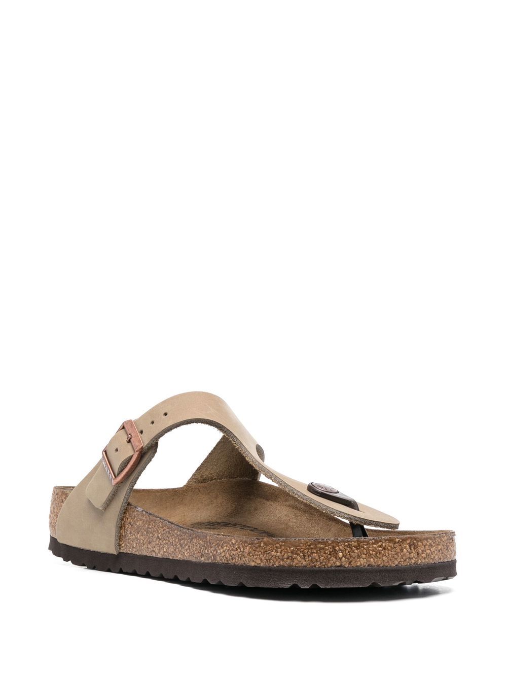 Birkenstock Sandals Beige Calf Leather