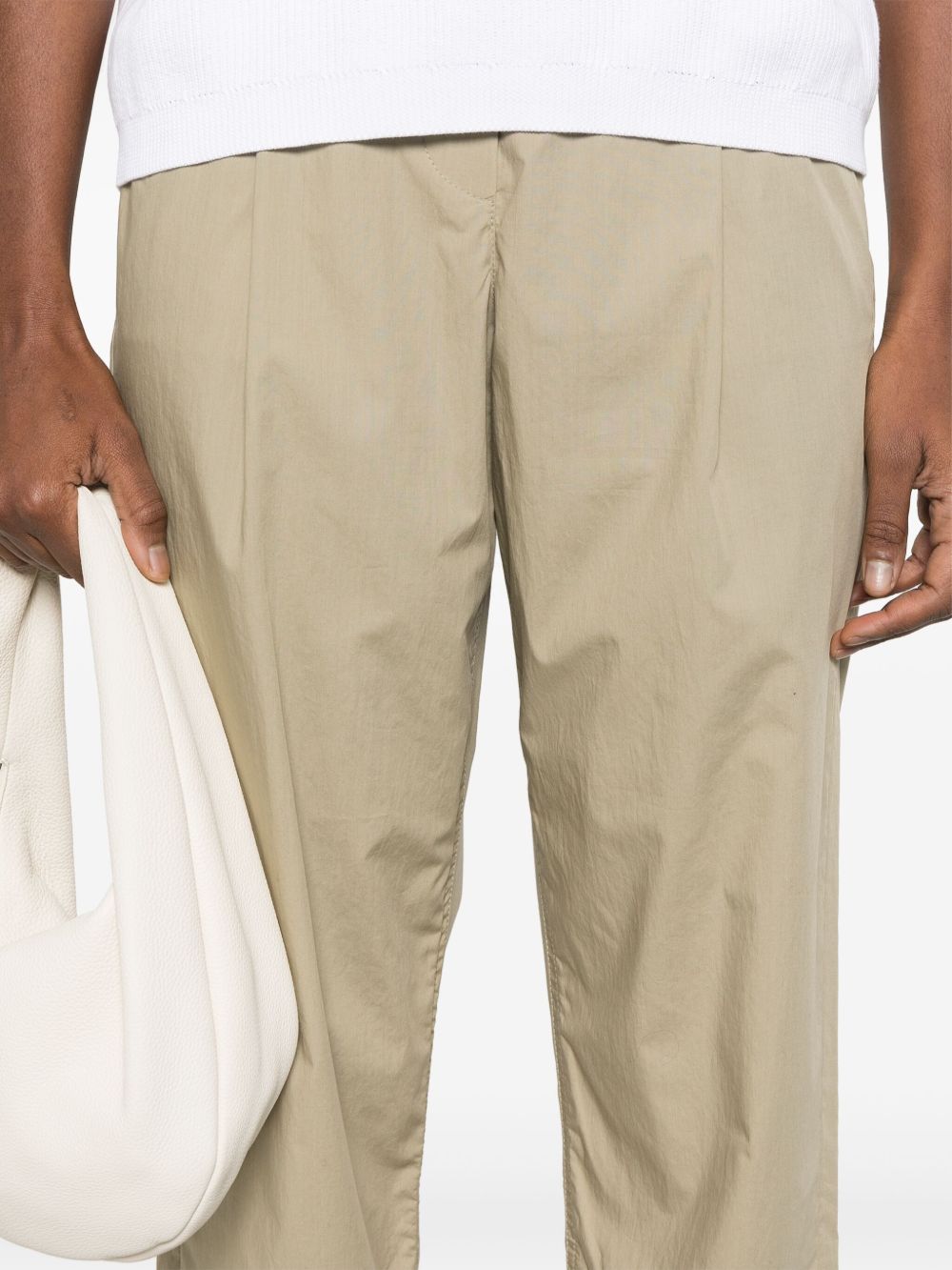 Brunello Cucinelli Trousers Kaki Cotton