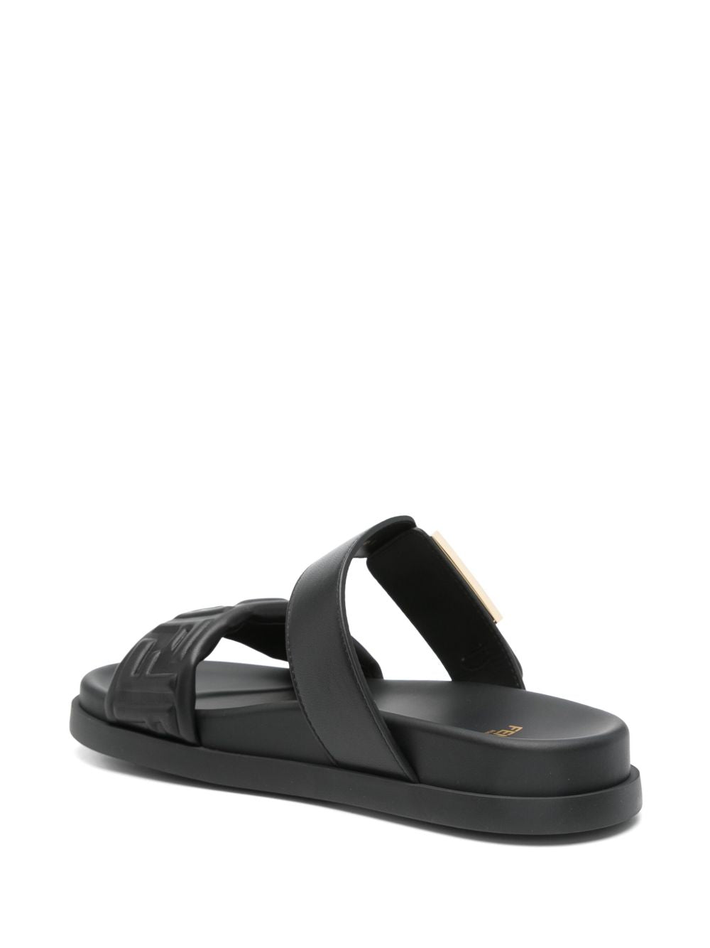 Fendi Sandals Black Outer: Calf Leather