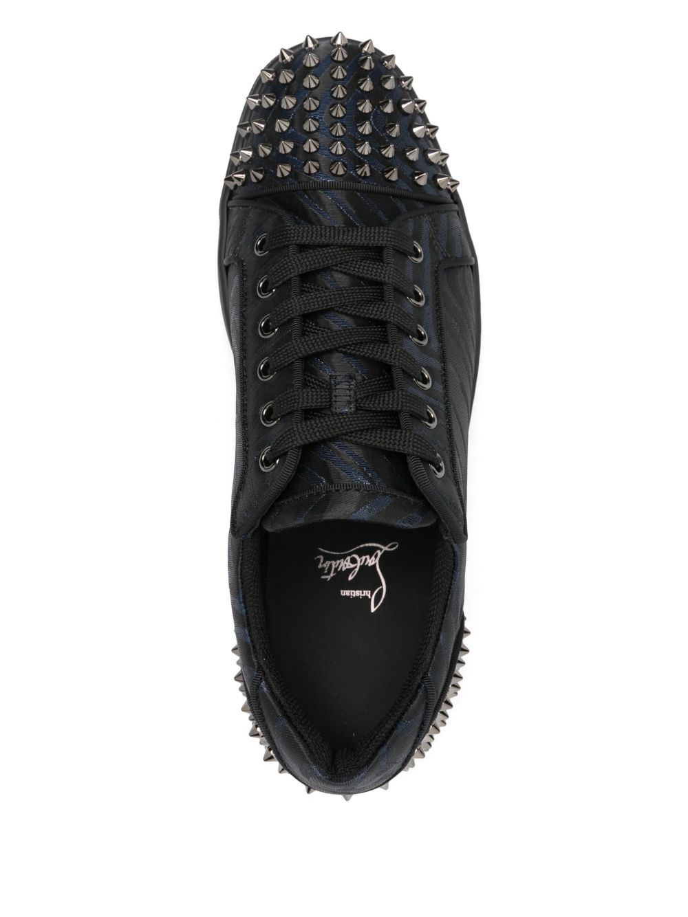 Christian Louboutin Sneakers Blue Outer: Fabric