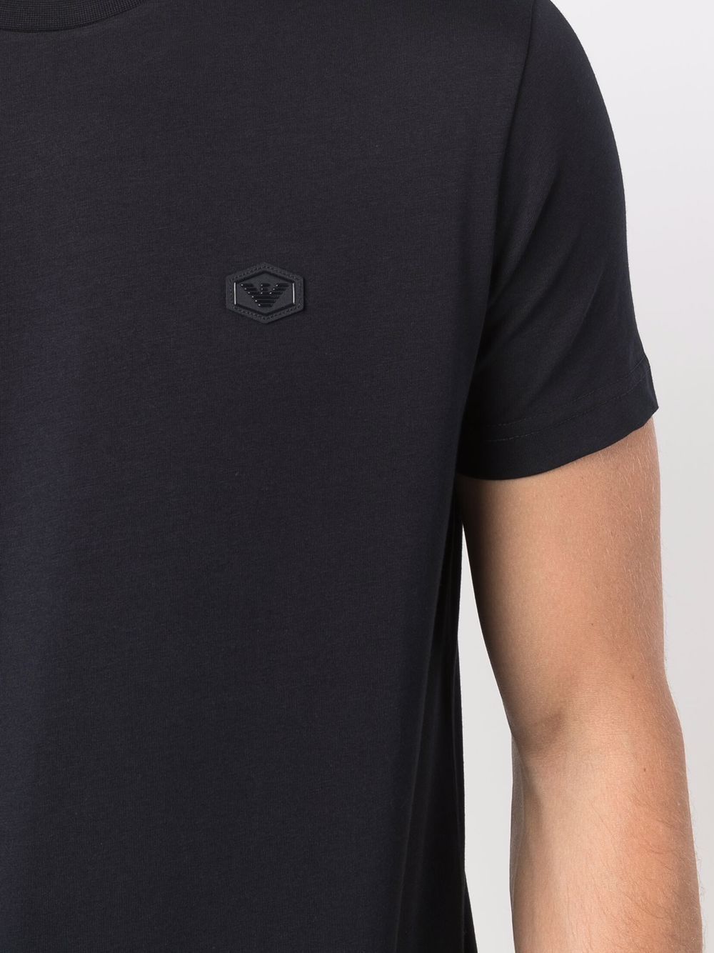 Emporio Armani T-Shirts And Polos Blu Cotton