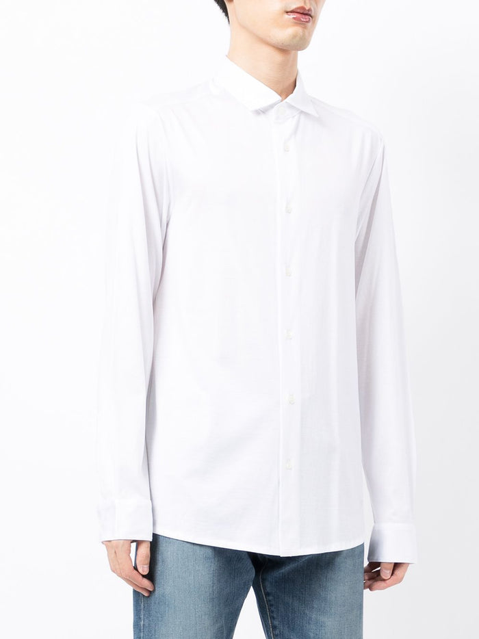 Emporio Armani Shirts White Lyocell