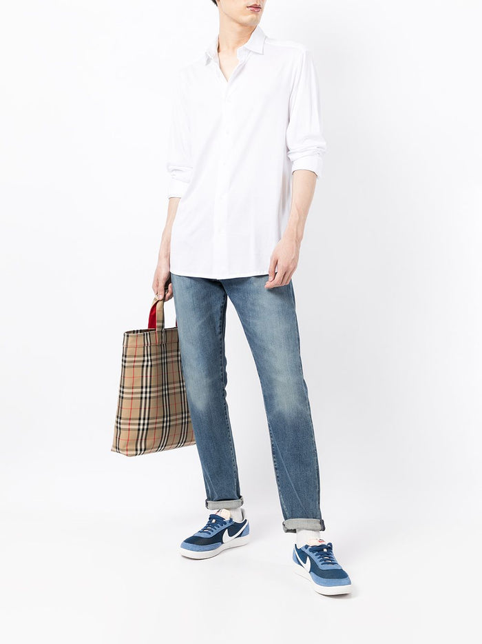 Emporio Armani Shirts White Lyocell