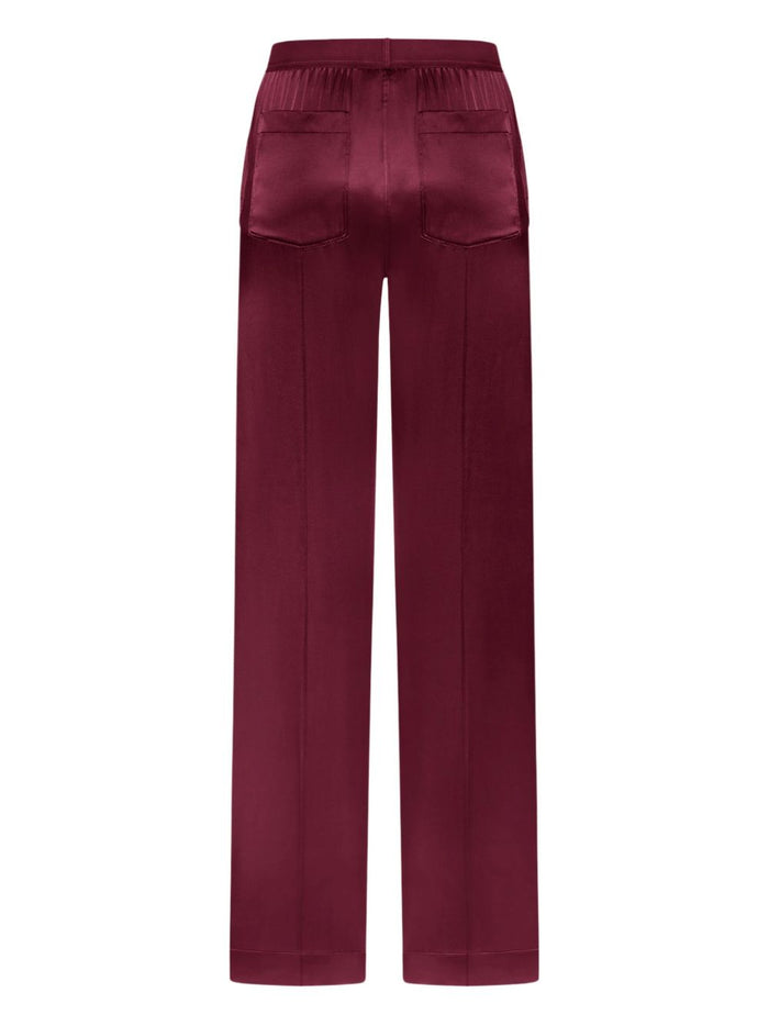 Tom Ford Trousers Red Silk