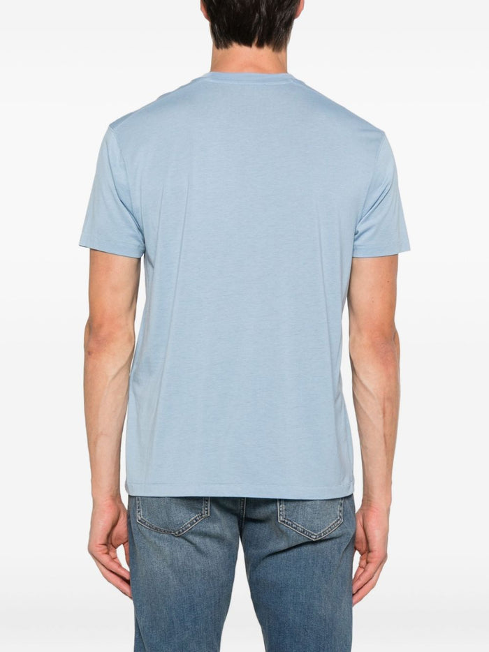 Tom Ford T-shirts and Polos Clear Blue Lyocell