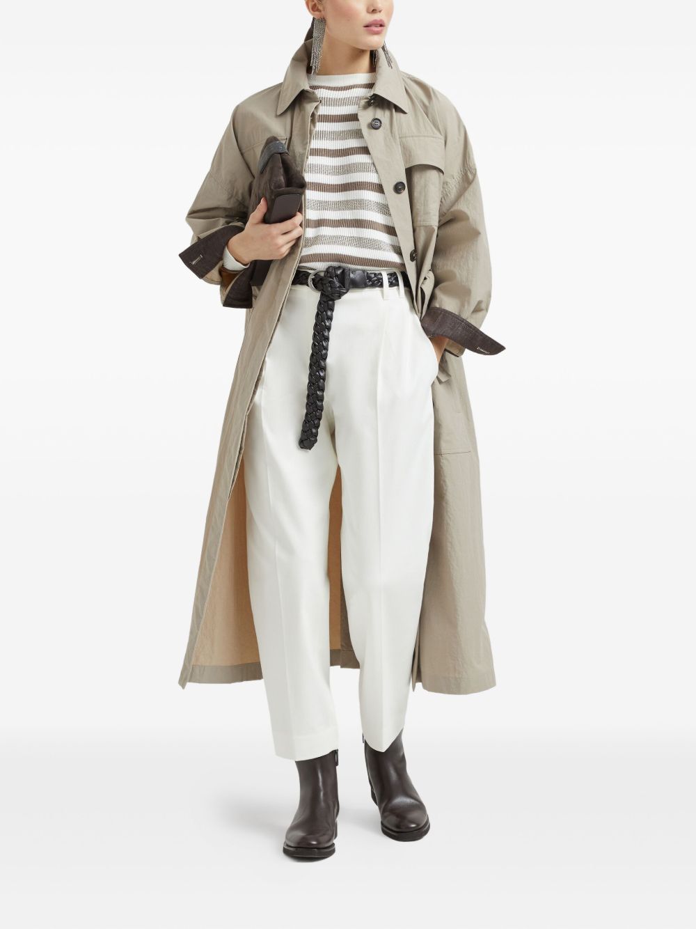 Brunello Cucinelli Sweaters Beige Cotton