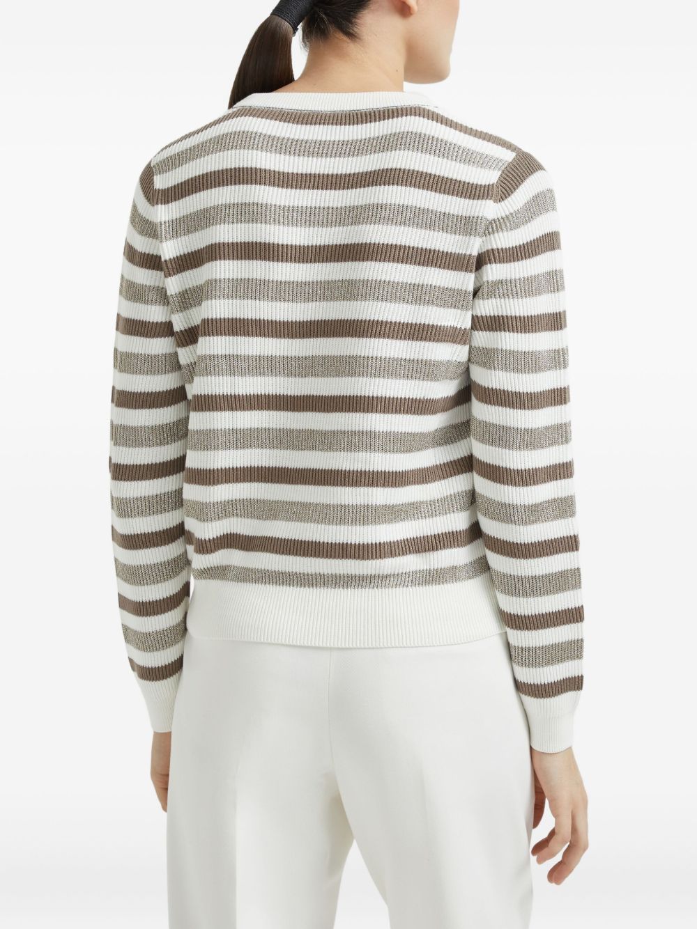 Brunello Cucinelli Sweaters Beige Cotton