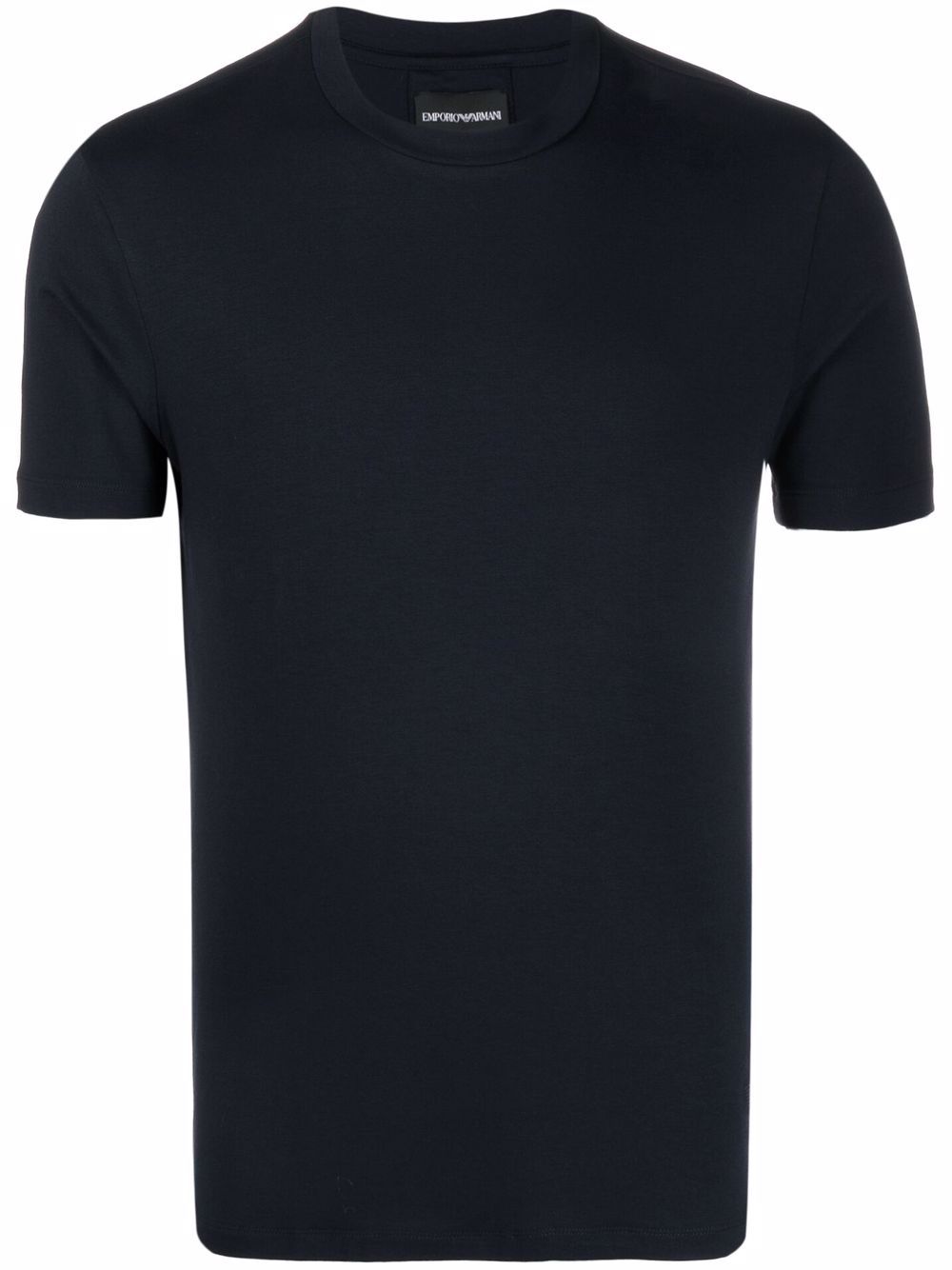 Emporio Armani T-Shirts And Polos Blu Viscose Elastane