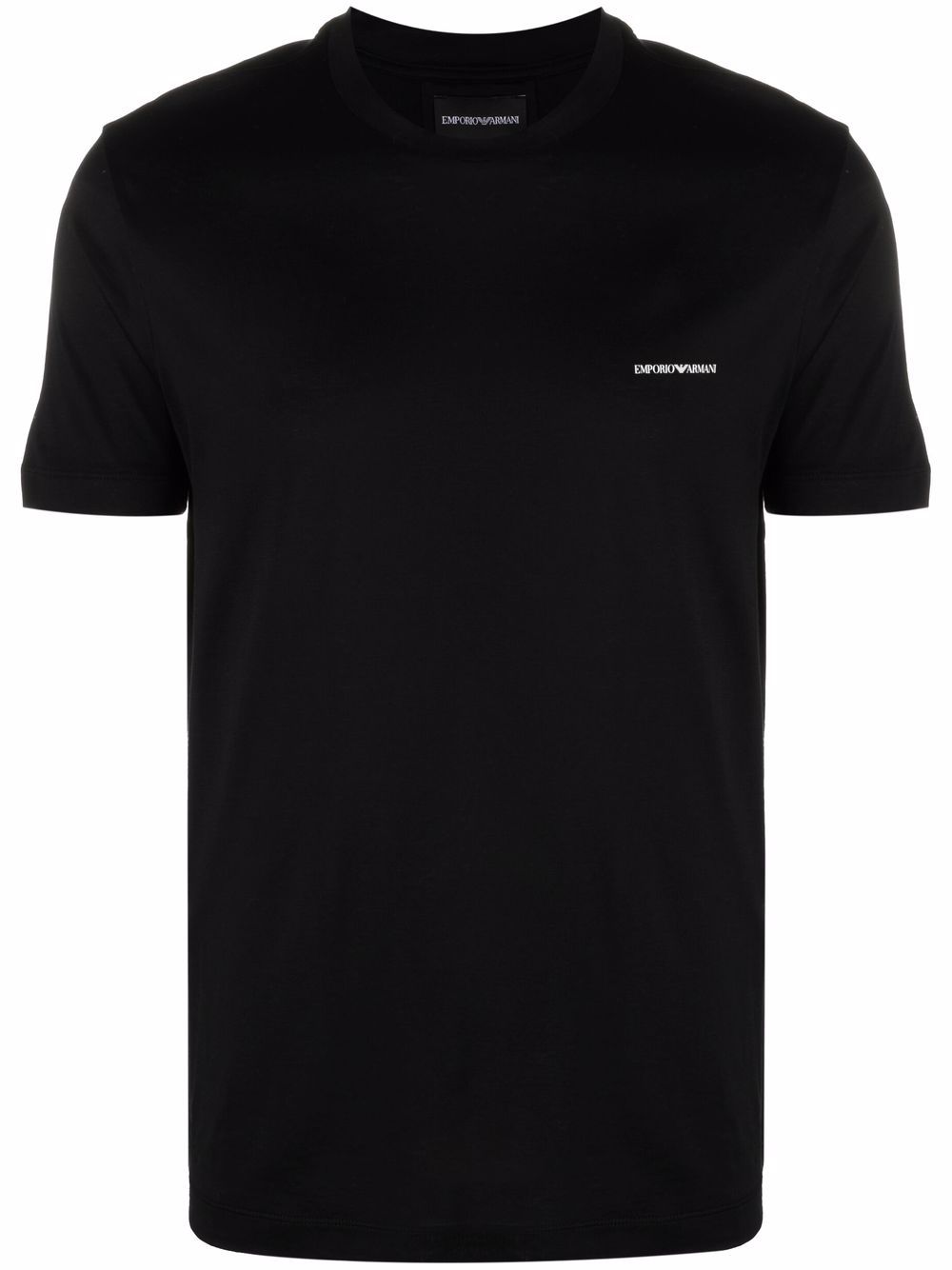 Emporio Armani T-shirts and Polos Black Lyocell